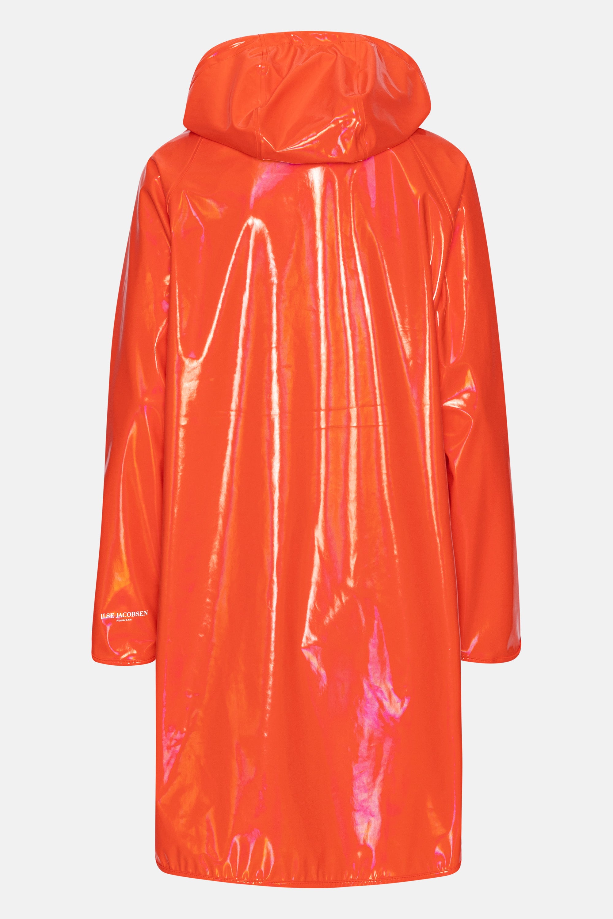 Ilse Jacobsen Hornbæk Rain Long Raincoat Raincoat 349 Hot Orange